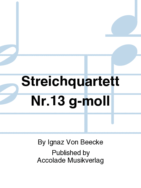 Streichquartett Nr.13 g-moll