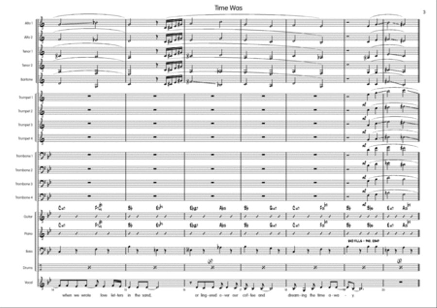 Time Was Big Band scores gallery preview page 4