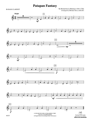 Patapan Fantasy: B-flat Bass Clarinet