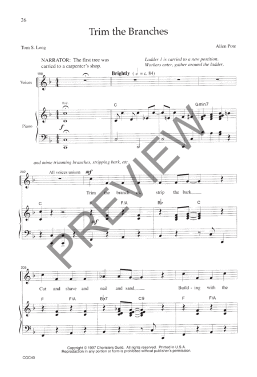 The Tale of the Three Trees Preview Kit (Score & CD) CD scores gallery preview page 17