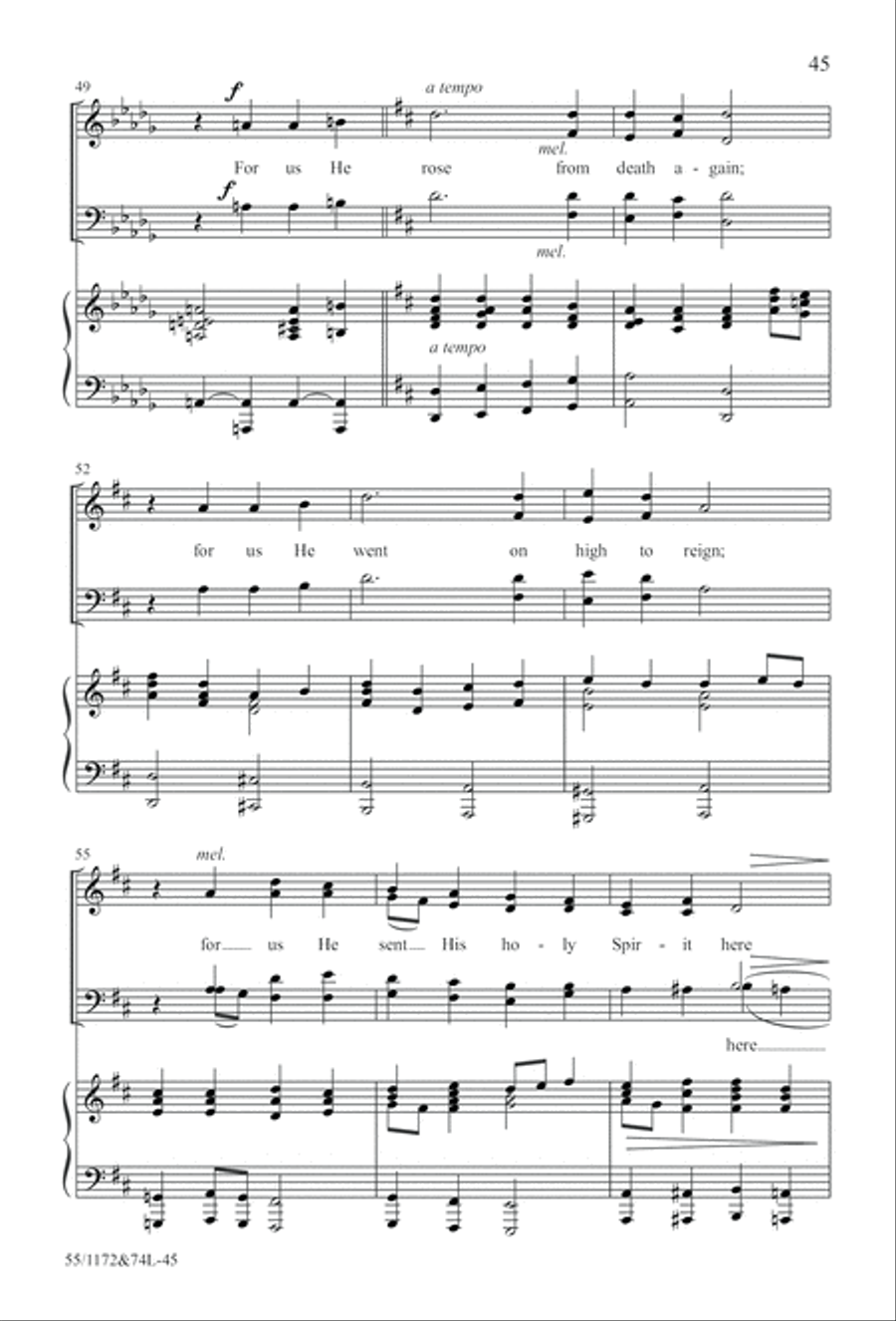 The Easter Story The Easter Story 4-Part scores gallery preview page 46