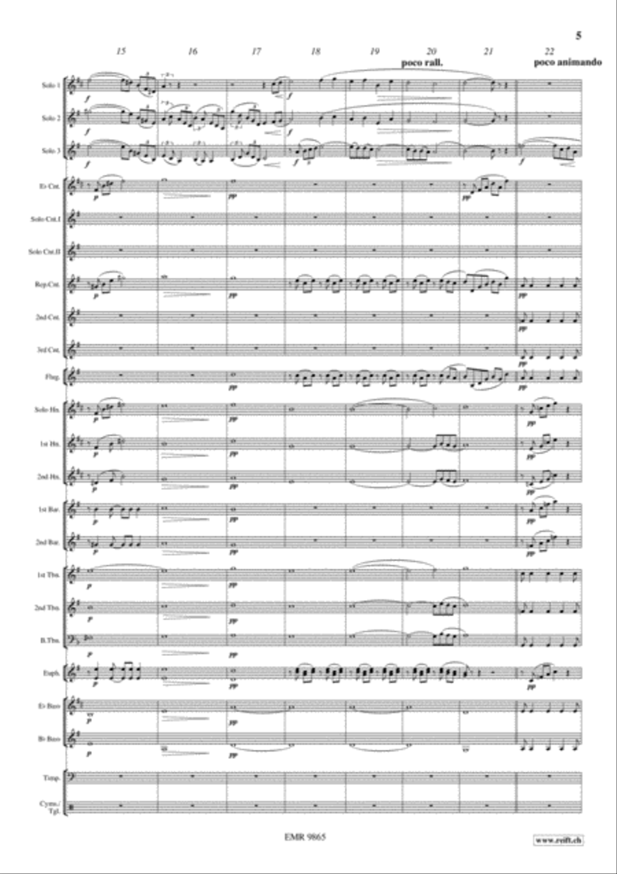 Meditation Meditation Brass Trio scores gallery preview page 5