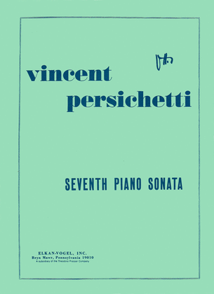Book cover for Seventh Piano Sonata