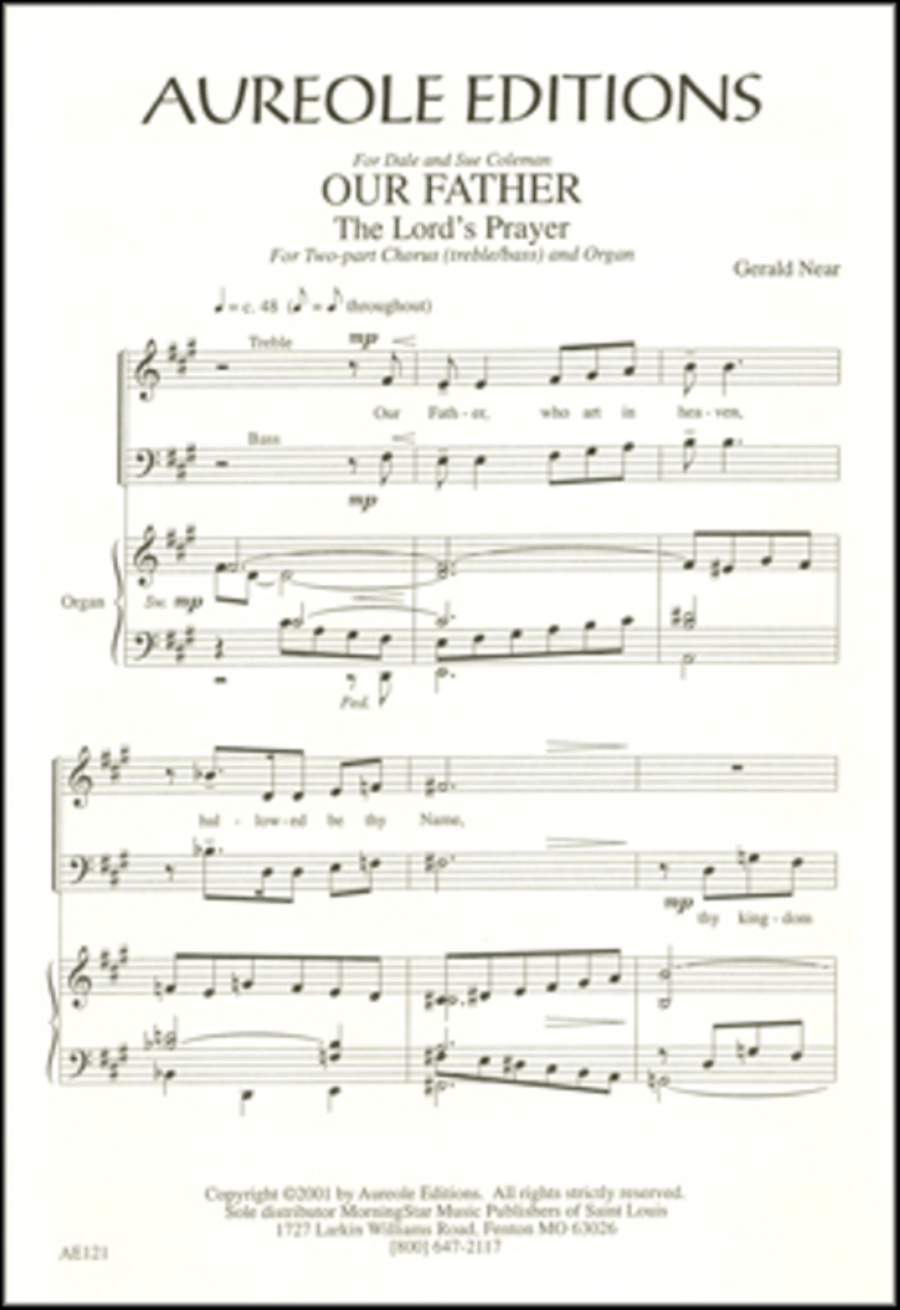 Our Father (The Lord's Prayer) 3-Part scores gallery preview page 1