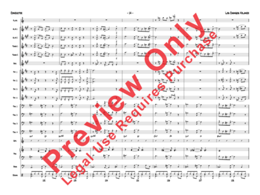 Los Changos Volando Jazz Ensemble scores gallery preview page 17