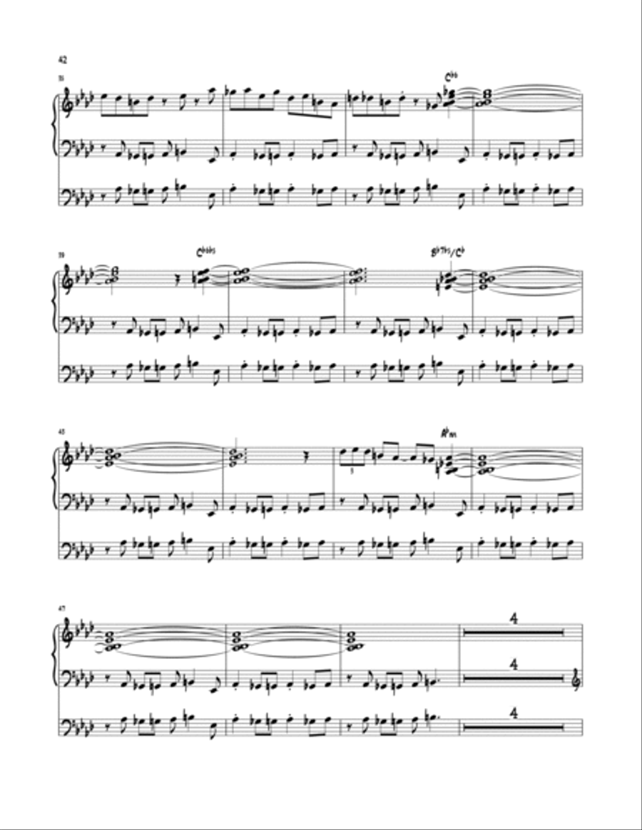 Light At The End Of The Tunnel Piano scores gallery preview page 3