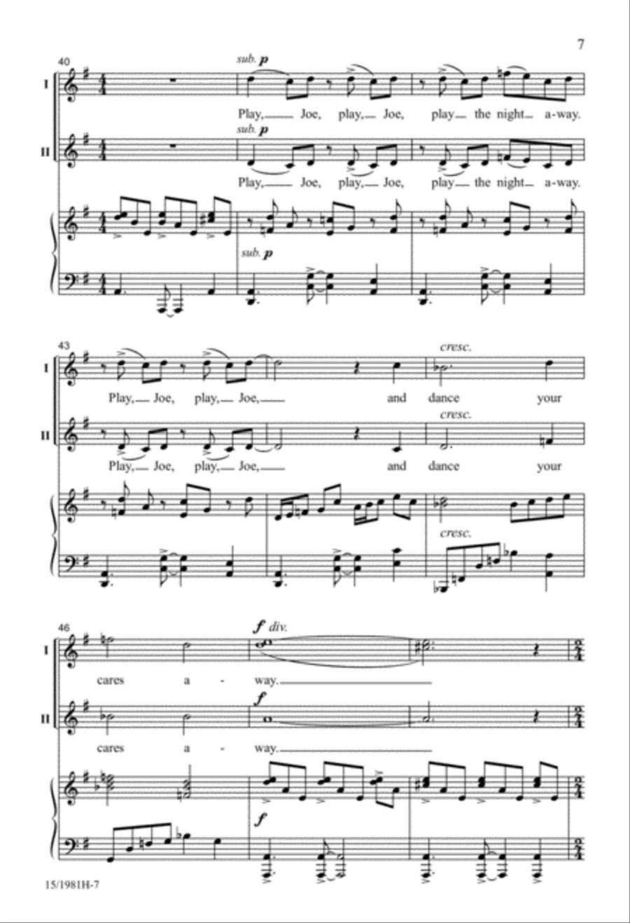 Old Joe Clark 2-Part scores gallery preview page 7