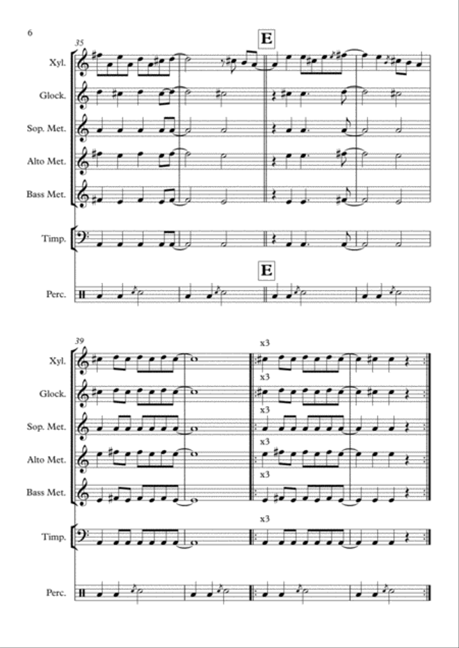 We Will Rock You Small Ensemble scores gallery preview page 6