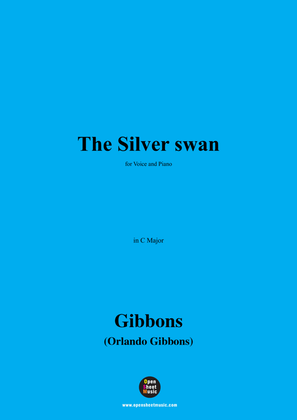 Book cover for O. Gibbons-The Silver swan,in C Major