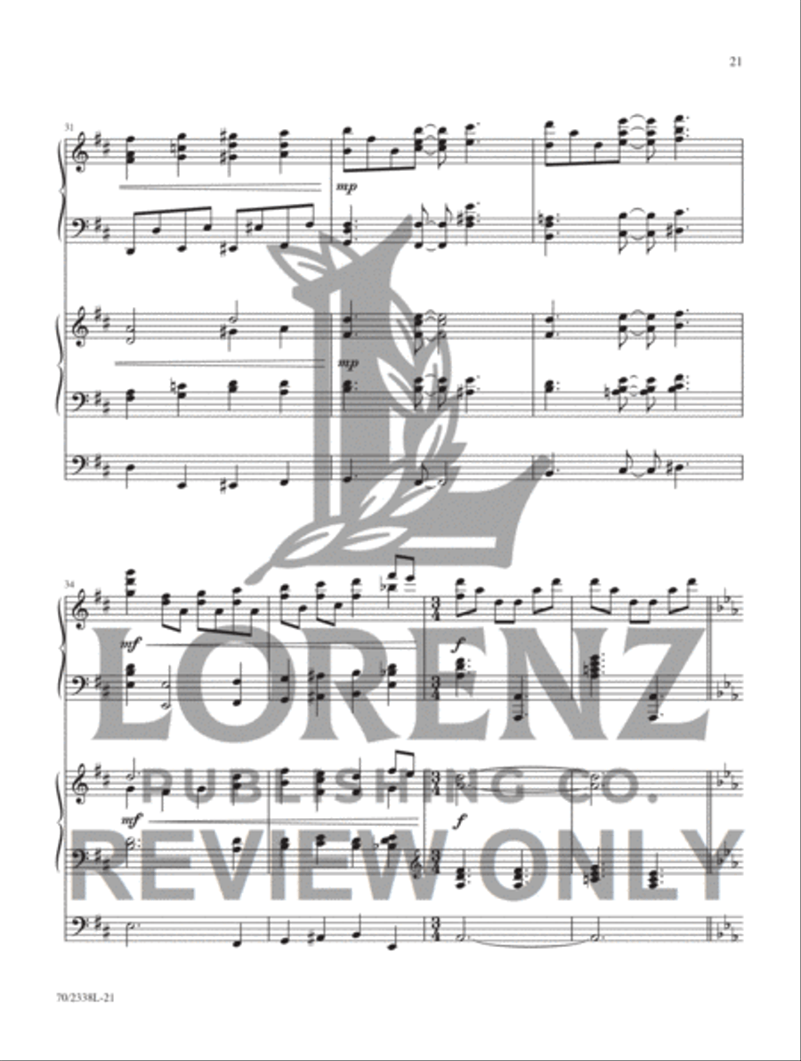 My Father's World Sacred scores gallery preview page 15