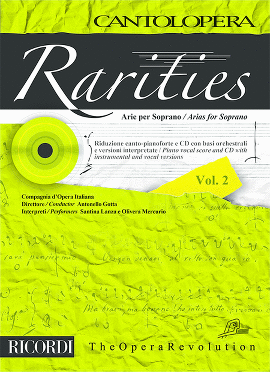 Cantolopera: Rarities - Arie Per Soprano Vol. 2