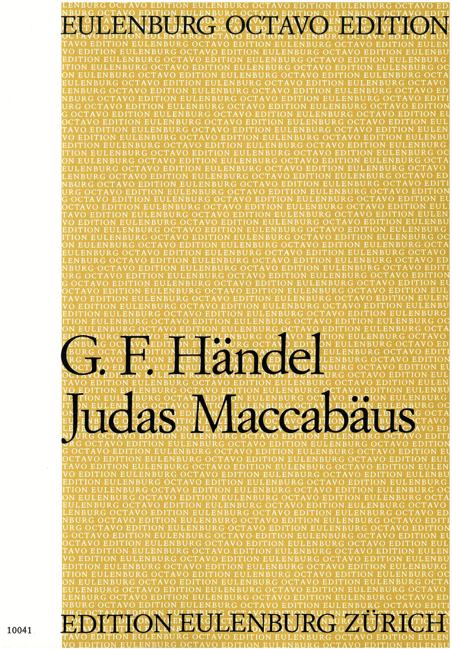 Judas Maccabeus (Score)