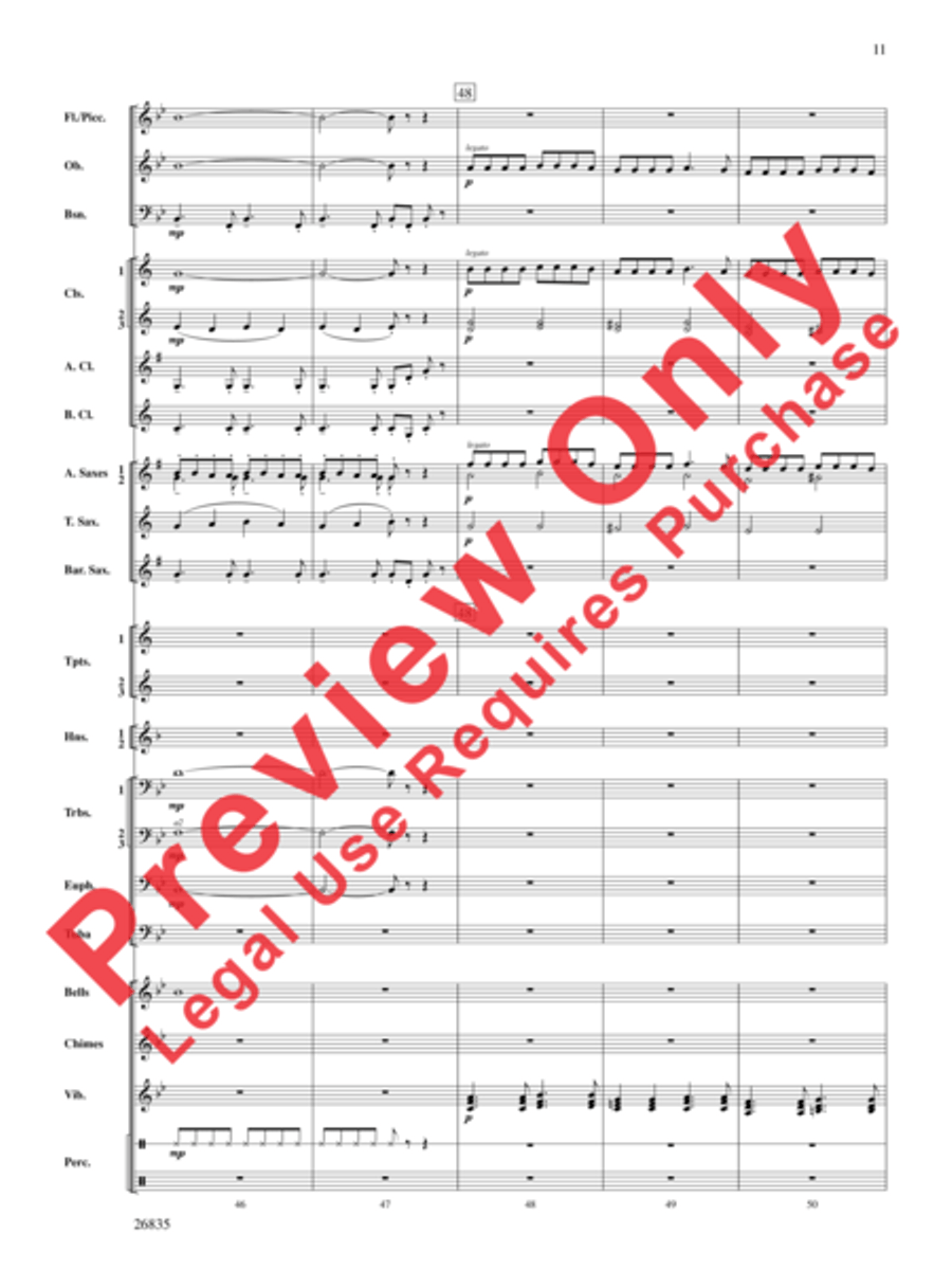 Snow Day Celebration! Concert Band scores gallery preview page 12