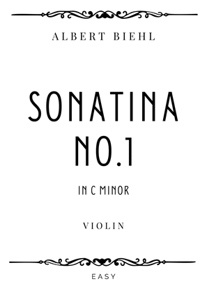 Book cover for Biehl - Sonatina No. 1 Op. 57 in C Major - Easy