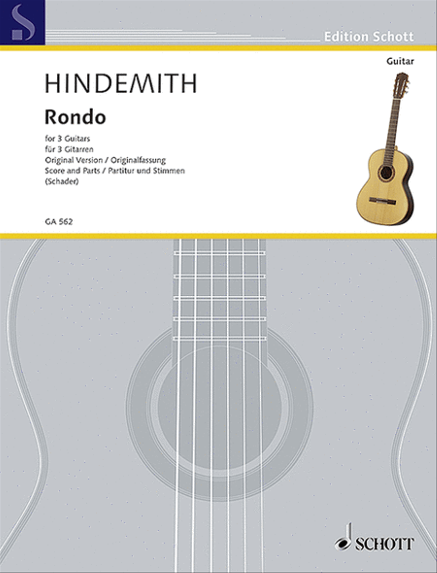 Rondo Rondo Guitar Ensemble scores gallery preview page 1