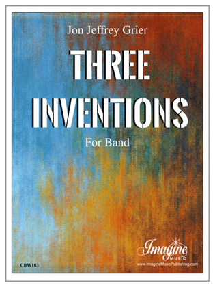 Book cover for Three Inventions for Band