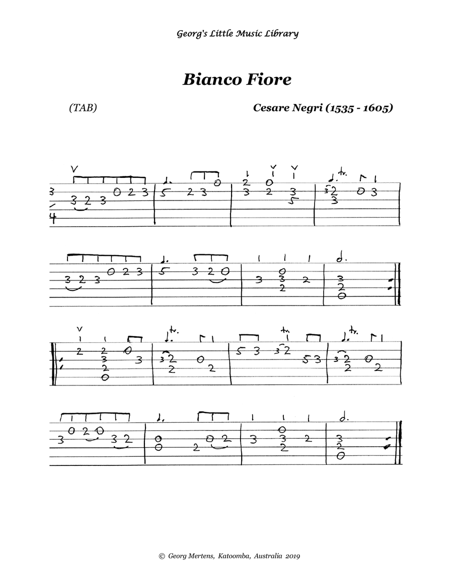 3 gorgeous Pieces for Viola da Gamba solo Viola scores gallery preview page 4