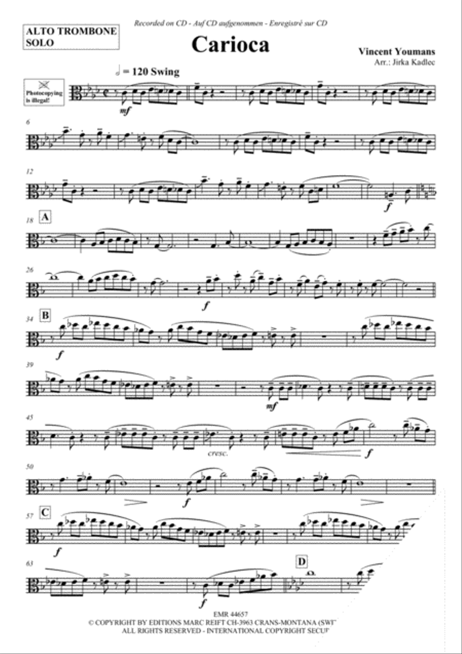 Carioca Piano Accompaniment scores gallery preview page 3
