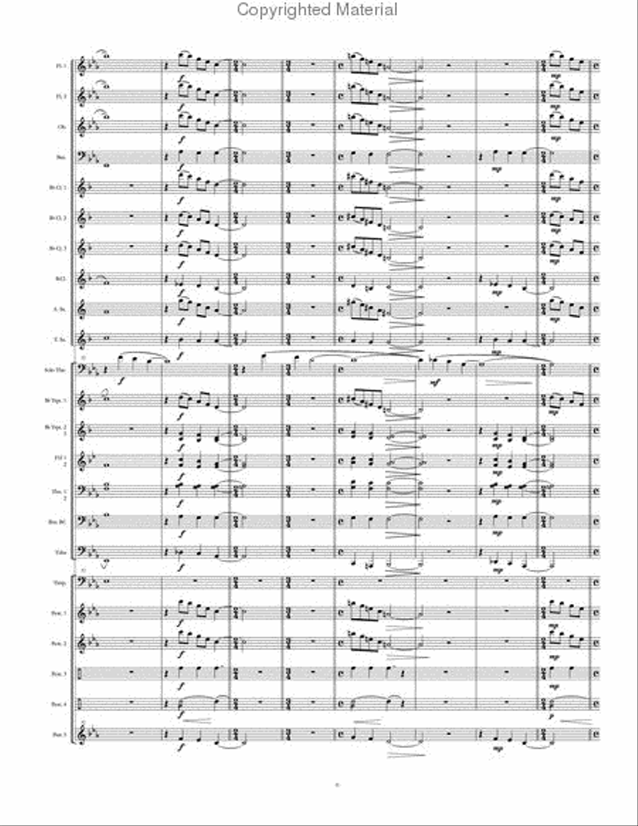 Seminar Concert Band scores gallery preview page 6