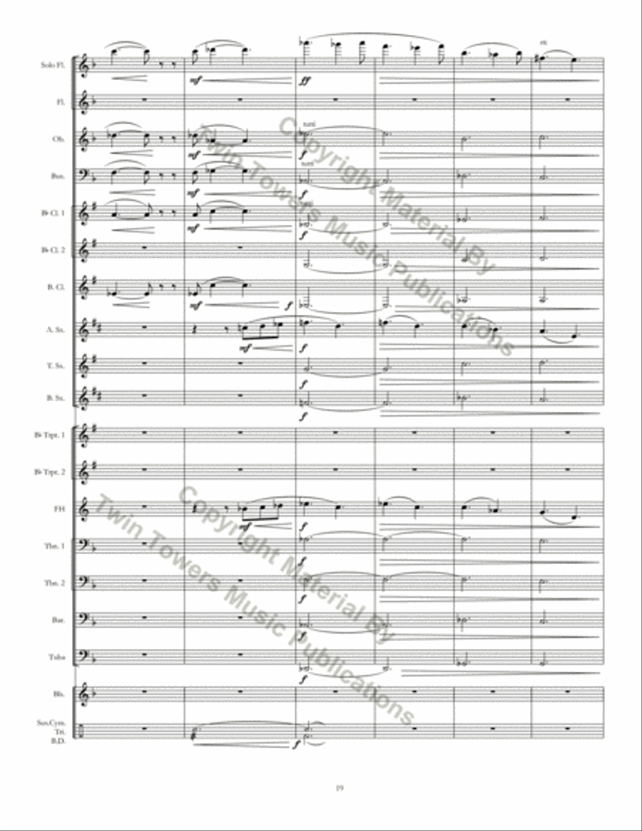 Pastorale Concert Band scores gallery preview page 20