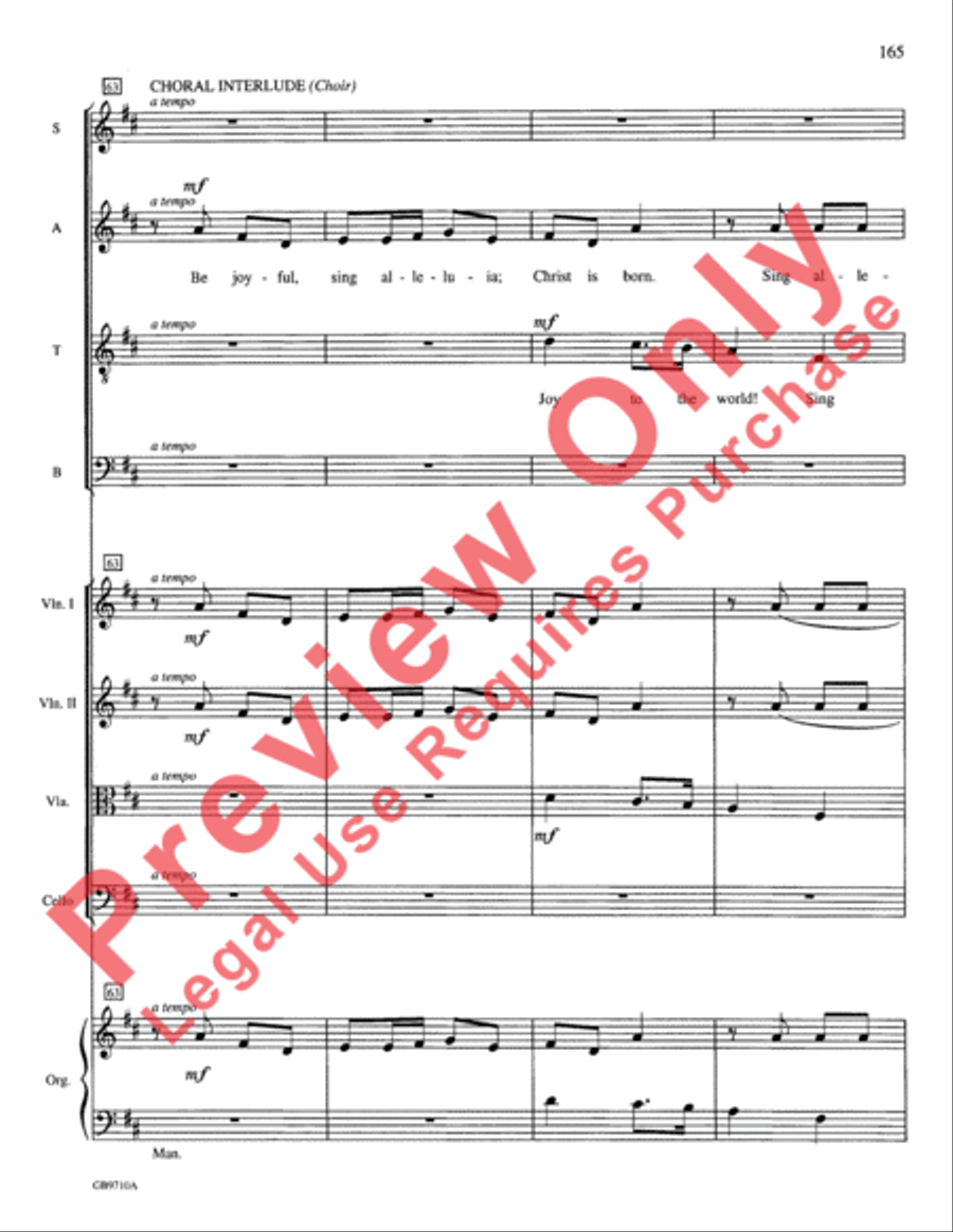 A Festival of Lessons and Carols Choir scores gallery preview page 166