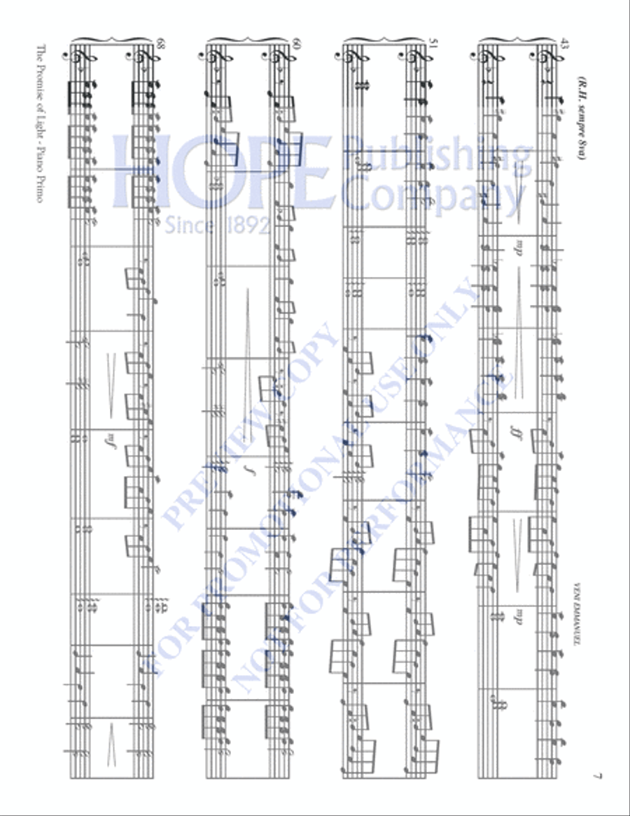 The Promise of Light The Promise of Light Choir scores gallery preview page 8