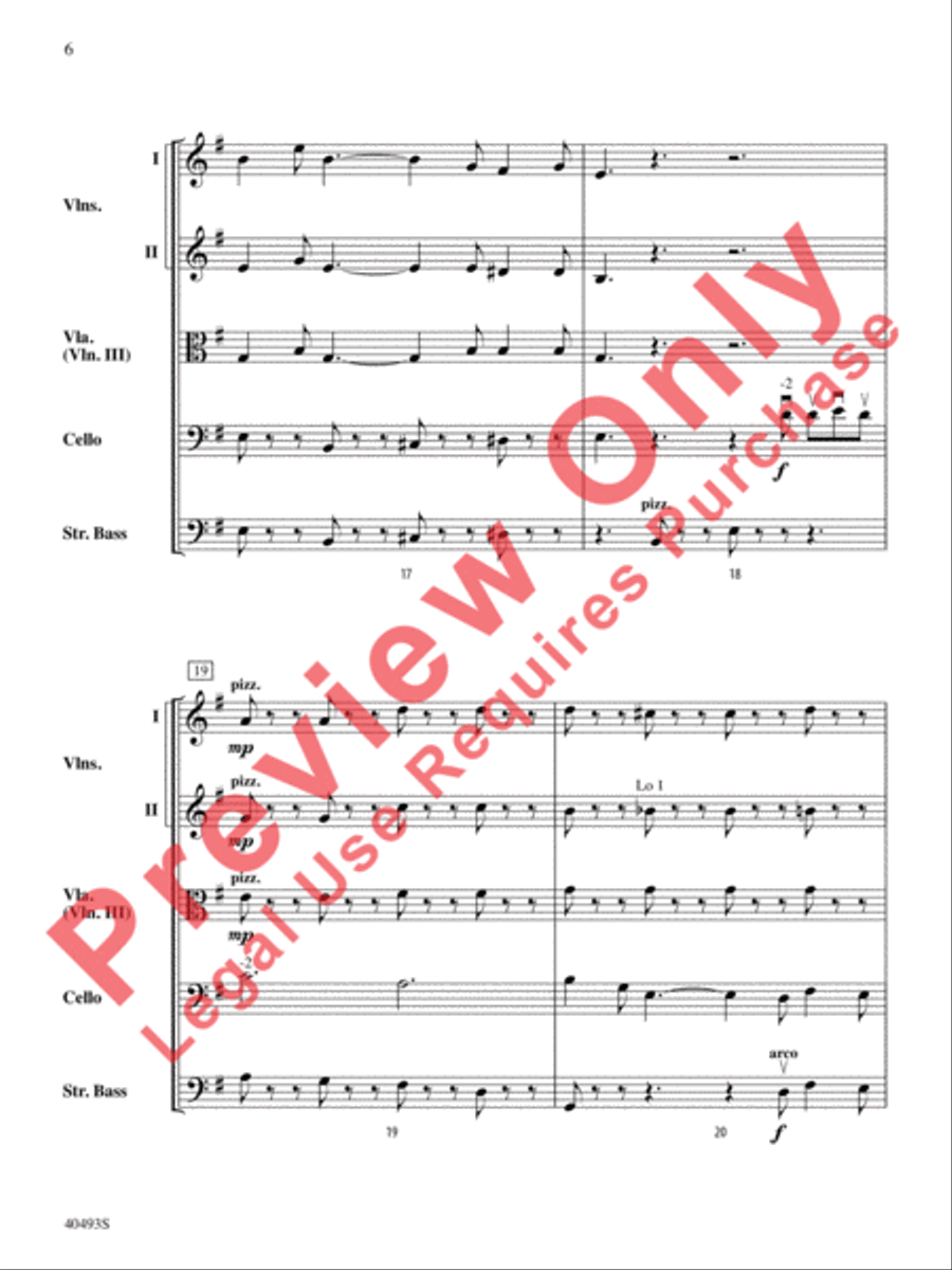 Christmas Toys on Parade String Orchestra scores gallery preview page 7