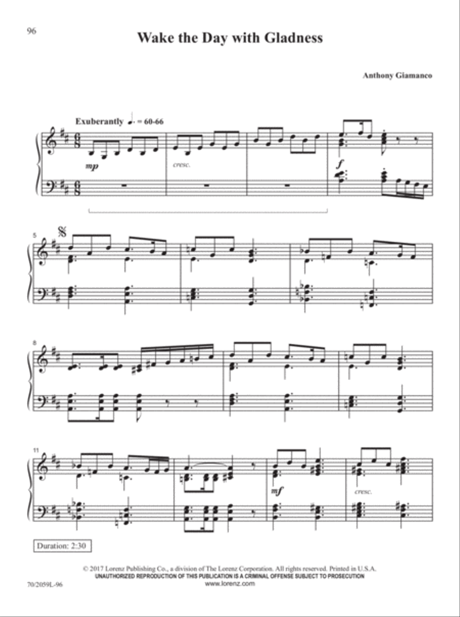The Church Pianist's Library, Vol. 21 Piano Solo scores gallery preview page 55