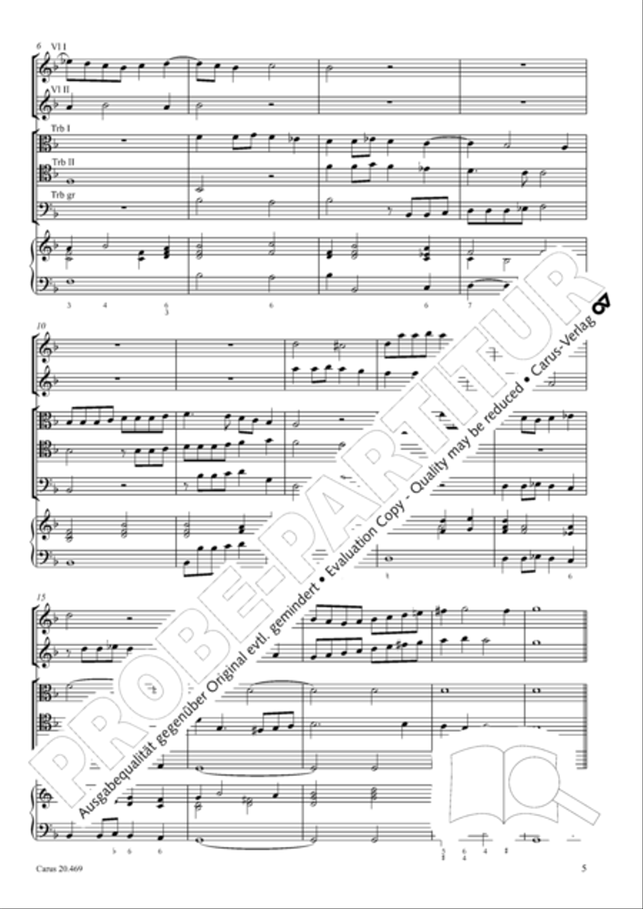 Surrexit pastor bonus (The shepherd blest is risen) 4-Part scores gallery preview page 6