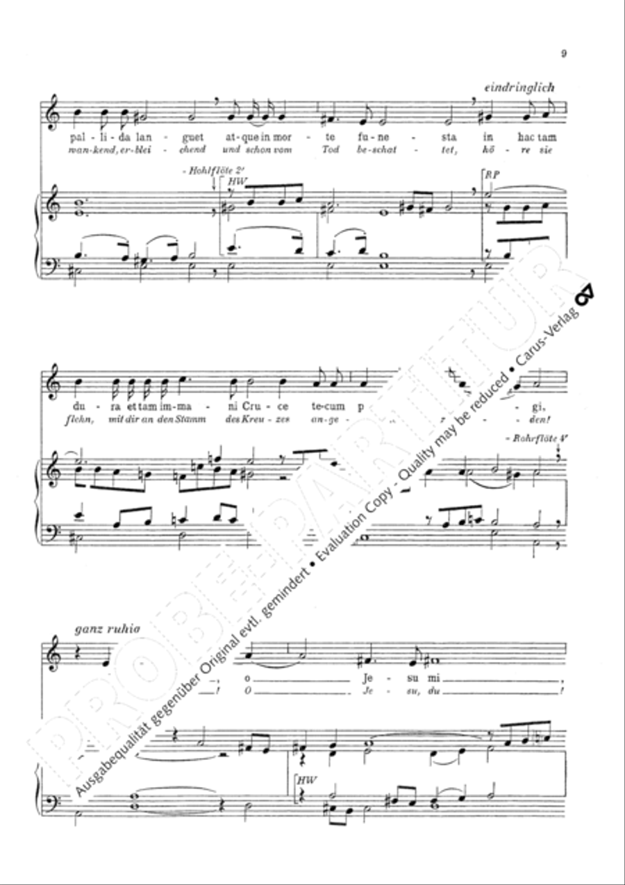 Marienklage Alto Voice scores gallery preview page 12