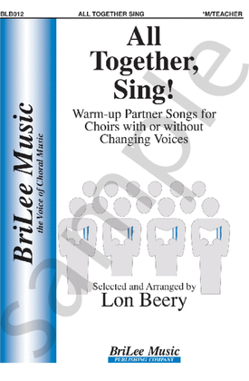 Book cover for All Together, Sing!