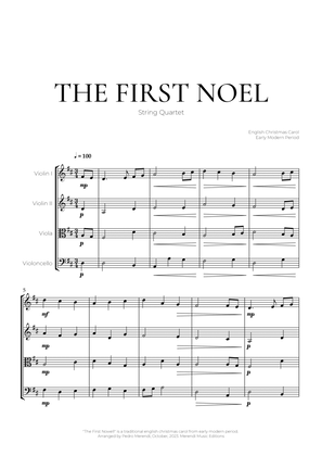 The First Noel (String Quartet) - Christmas Carol