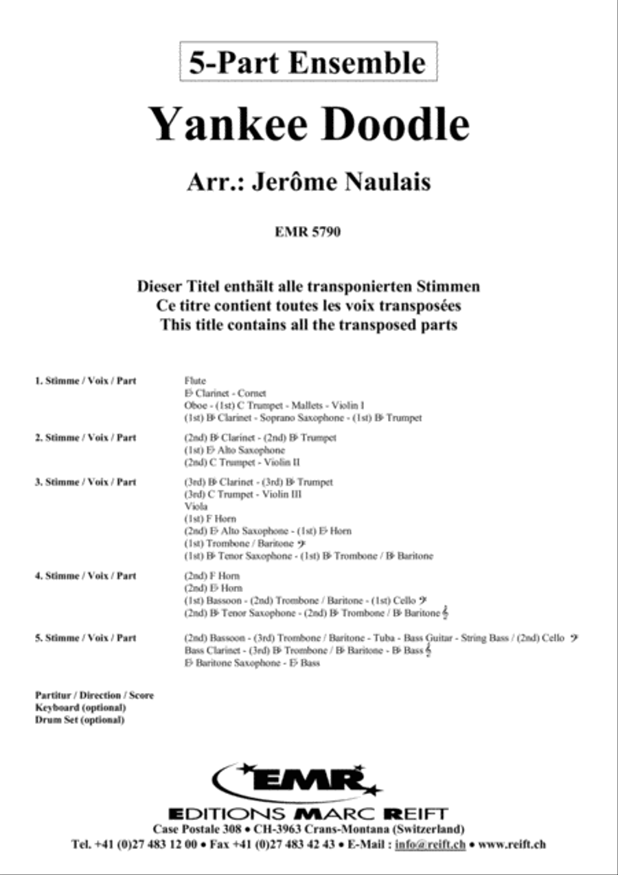 Yankee Doodle Concert Band scores gallery preview page 2