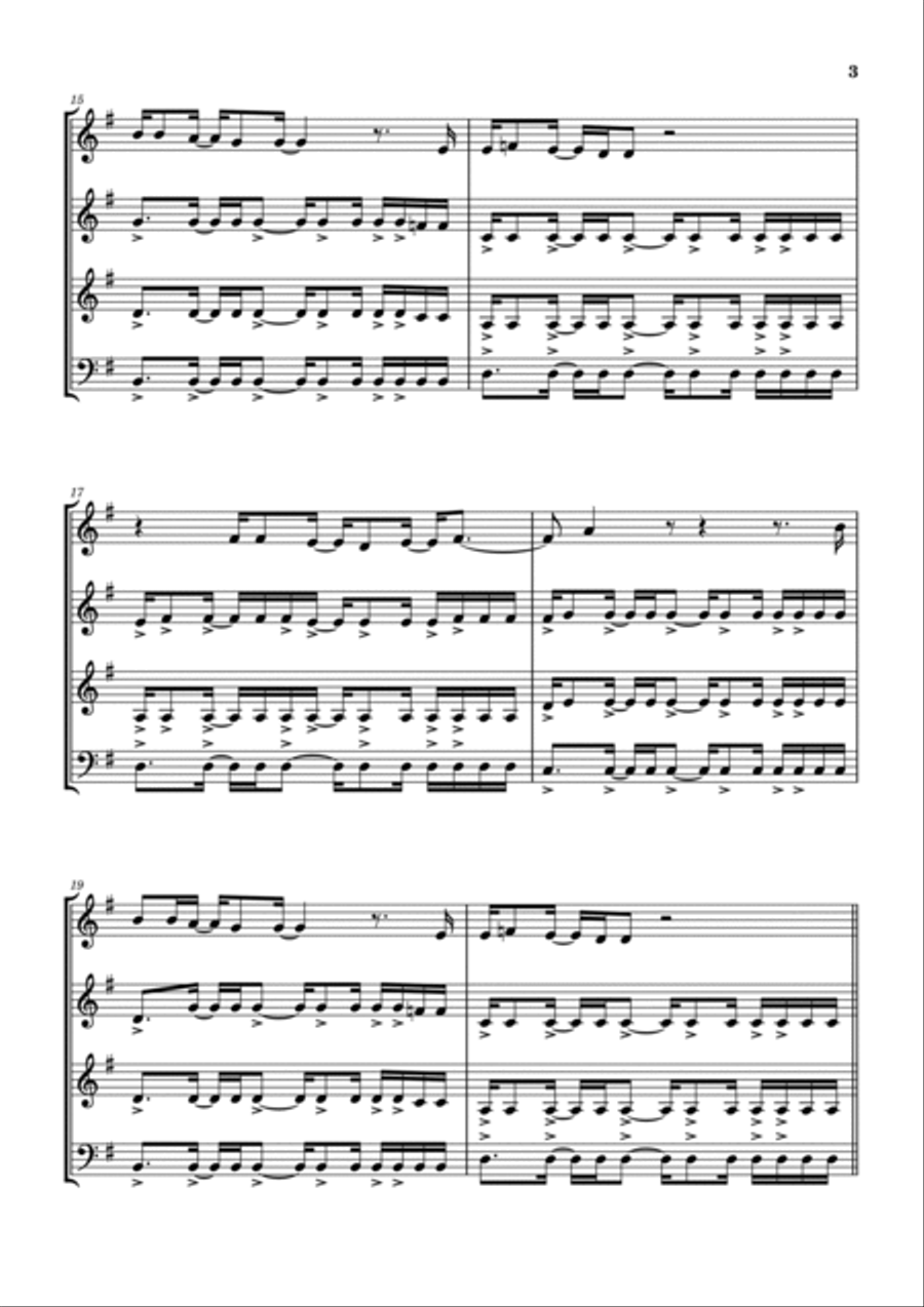 Last Chance To Evacuate Planet Earth Before It Is Recycled Woodwind Quartet scores gallery preview page 4