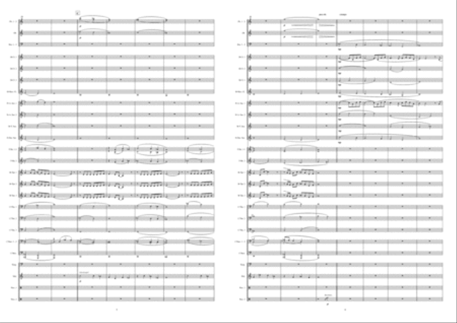 Musical Daens Suite Concert Band scores gallery preview page 4