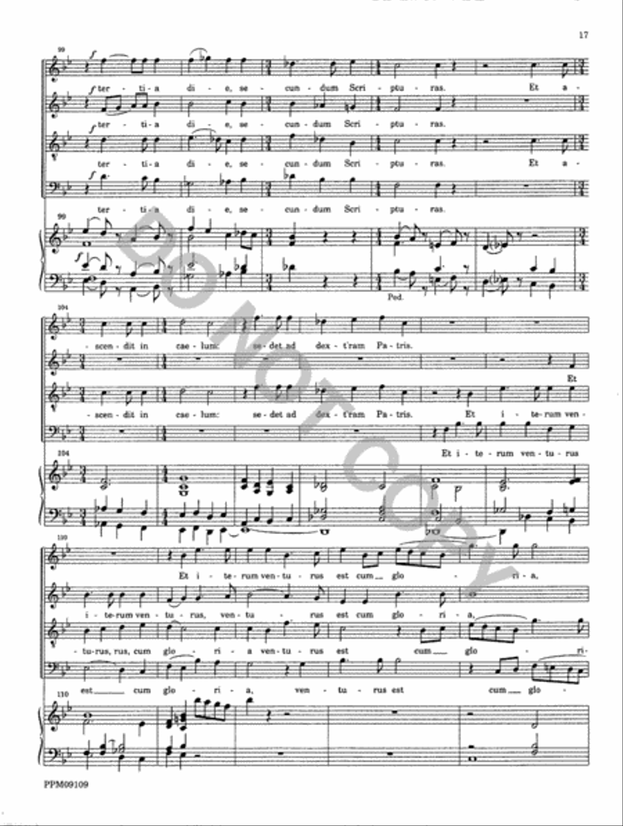 Missa Matris Dei 4-Part scores gallery preview page 18