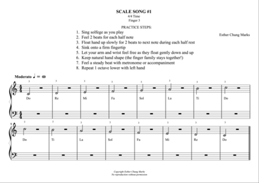 Singing Scale Small Ensemble scores gallery preview page 1