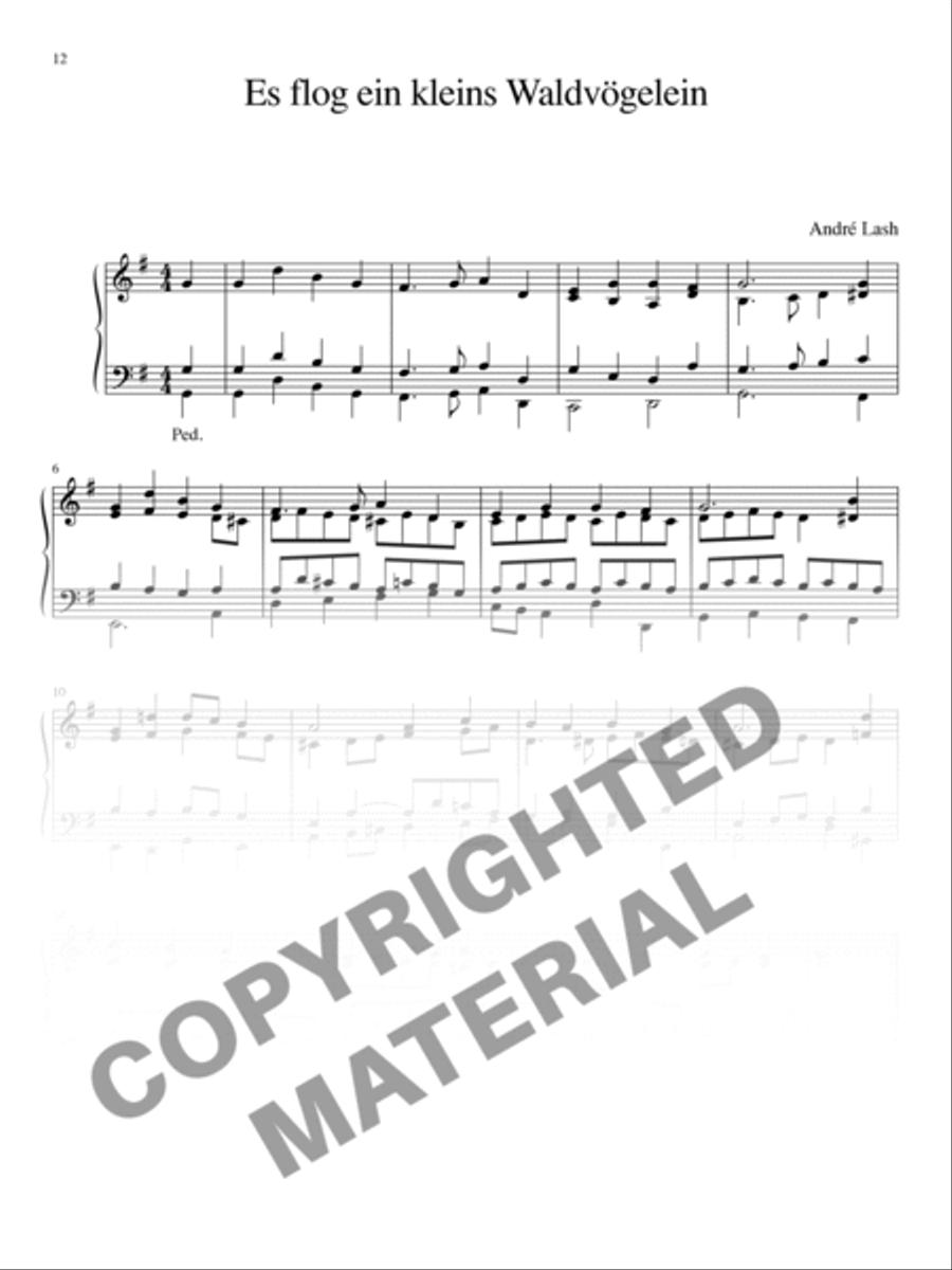 30 Reharmonizations for Organ Organ Solo scores gallery preview page 8