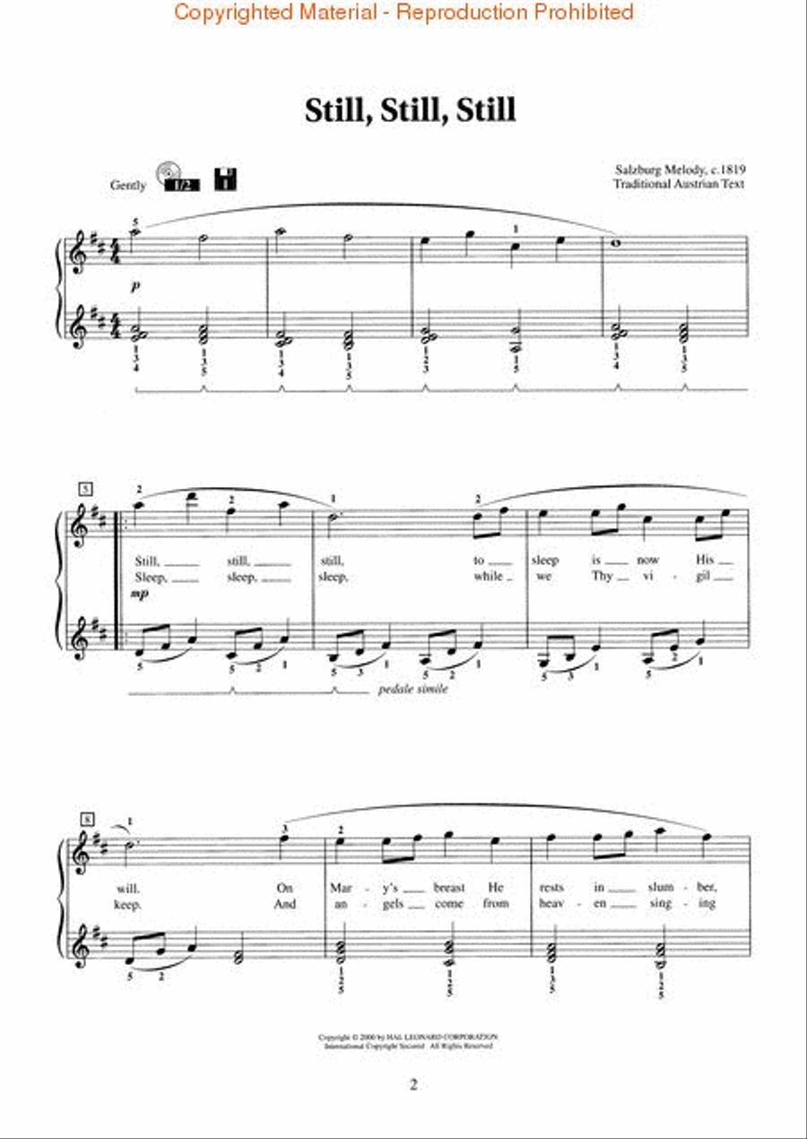 Christmas Piano Solos – Level 5 Piano Method scores gallery preview page 2