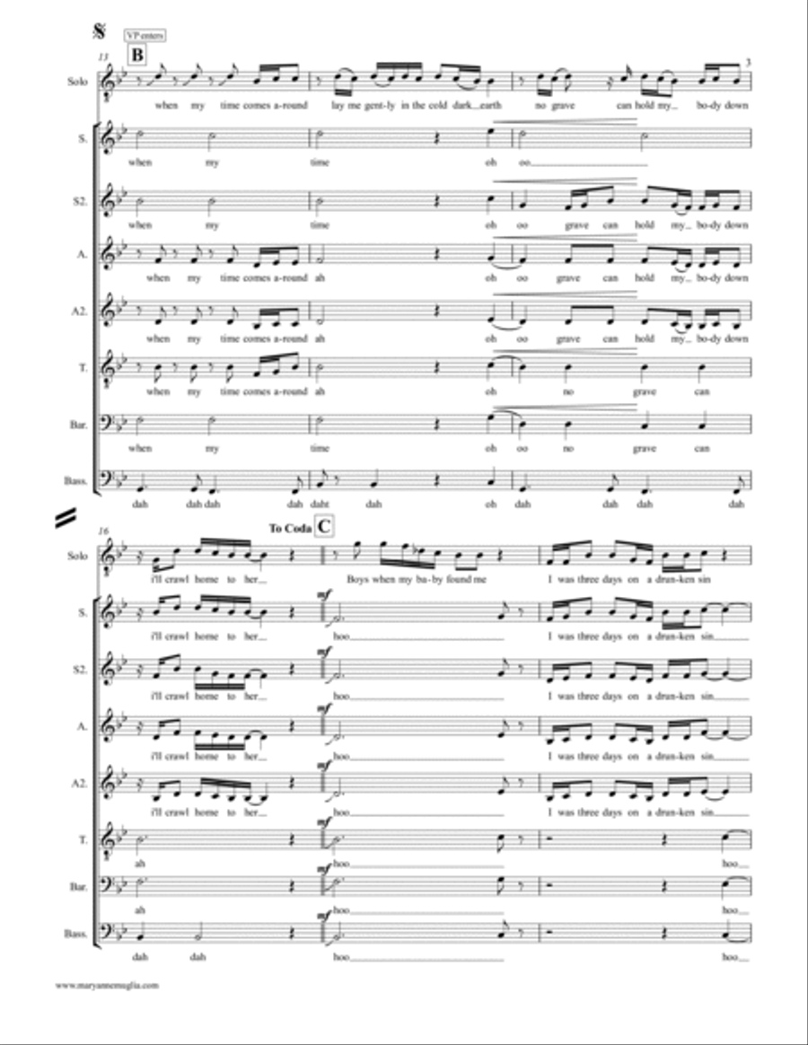 Work Song Work Song Divisi scores gallery preview page 3
