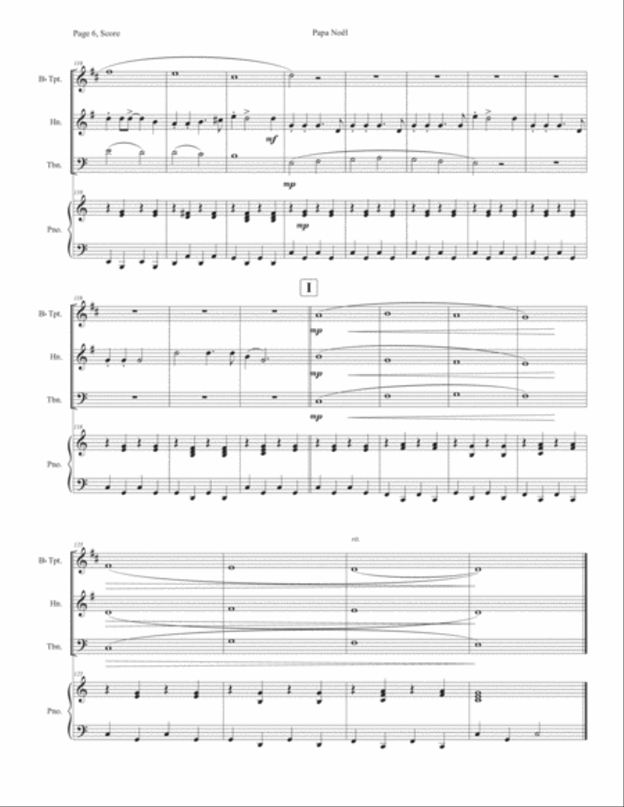 Papa Noel Papa Noel Horn scores gallery preview page 6
