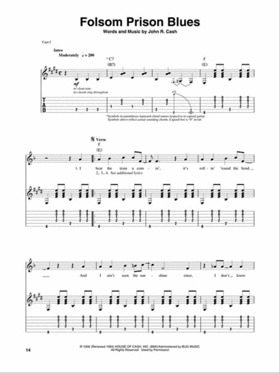 Johnny Cash Johnny Cash Electric Guitar scores gallery preview page 4