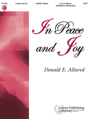 Book cover for In Peace and Joy