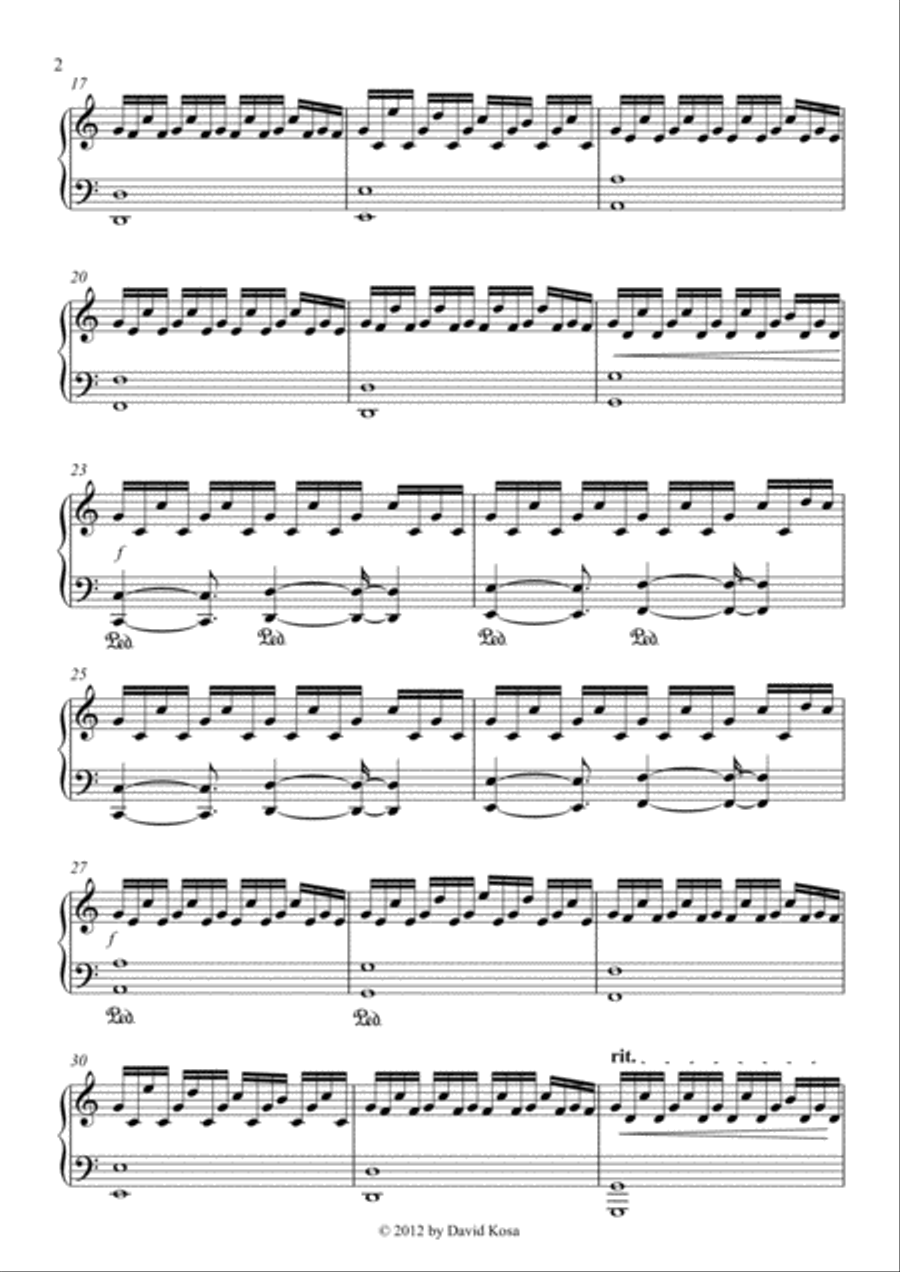 Wonderful Flood of Light Piano Method scores gallery preview page 2