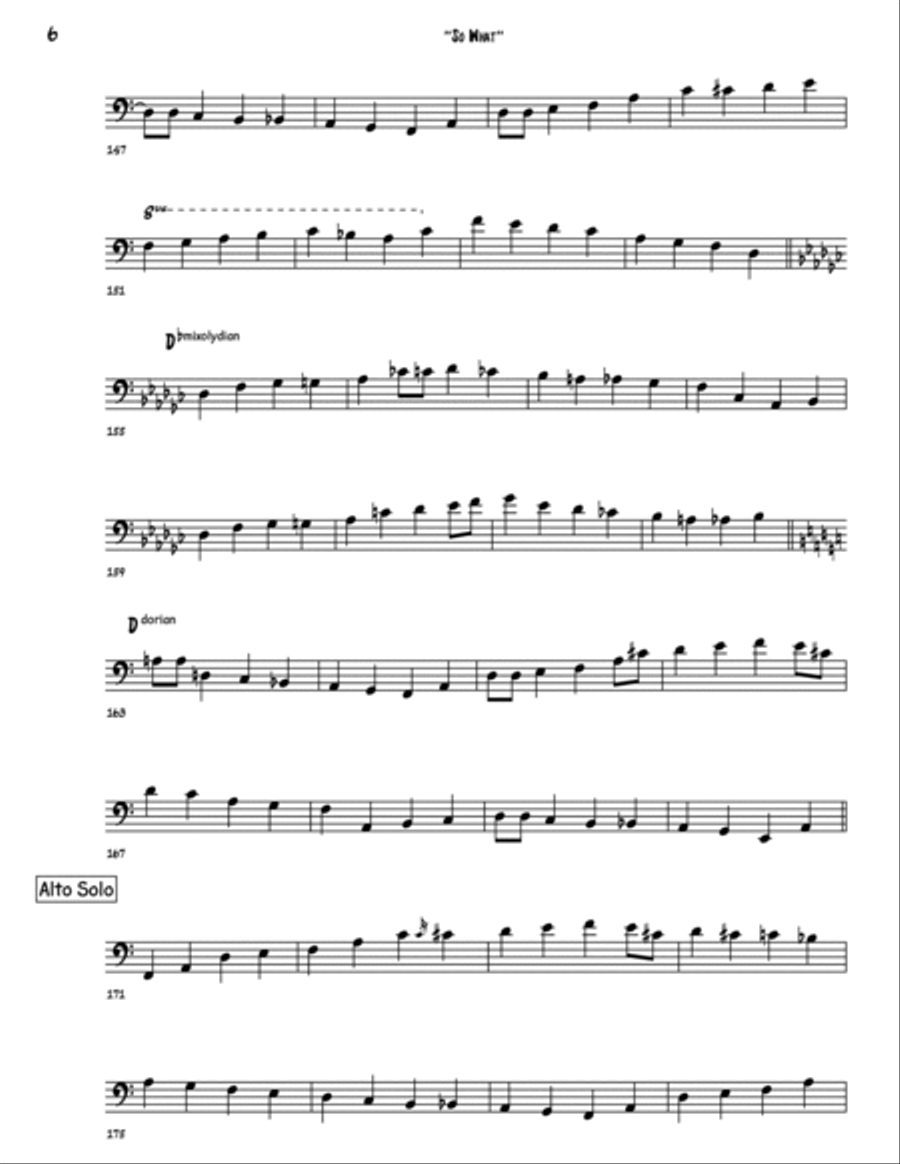 So What Double Bass scores gallery preview page 6