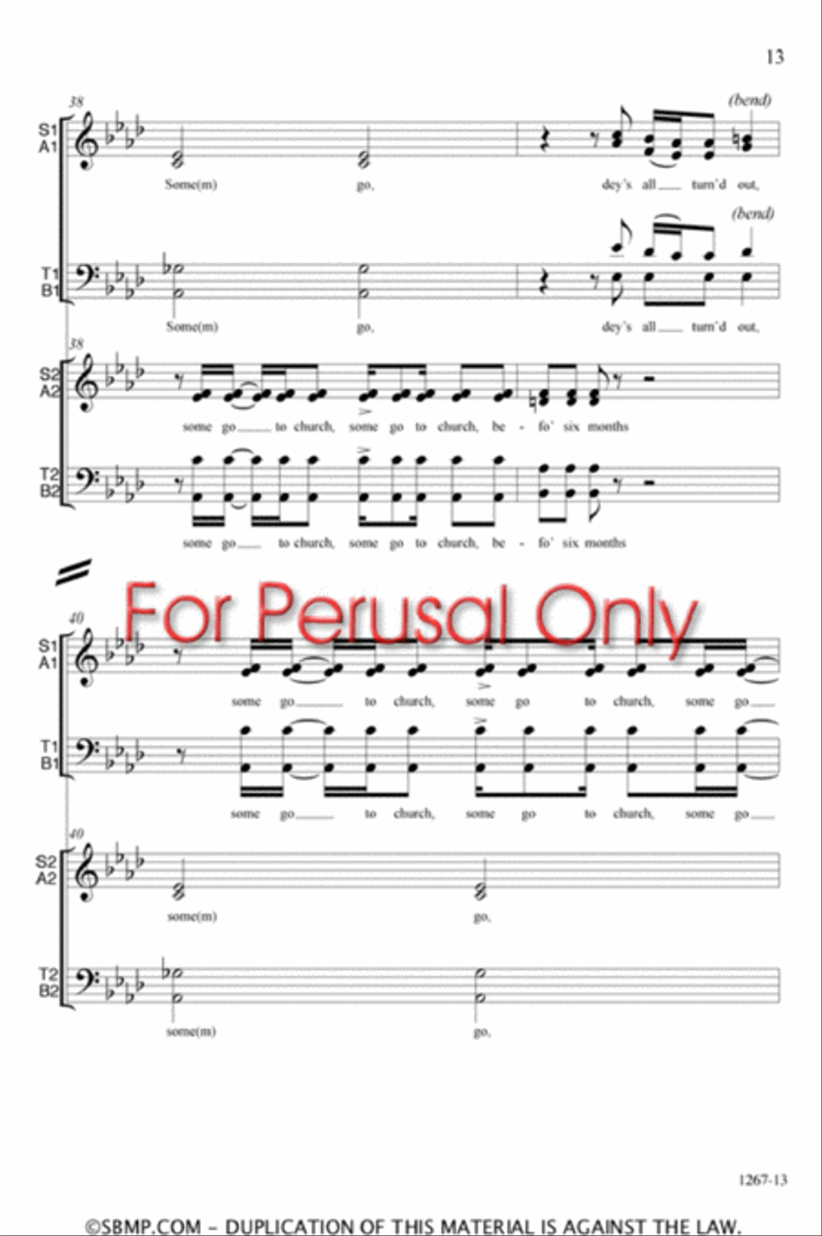 Ezekiel - SATB Double Choir Octavo 4-Part scores gallery preview page 13