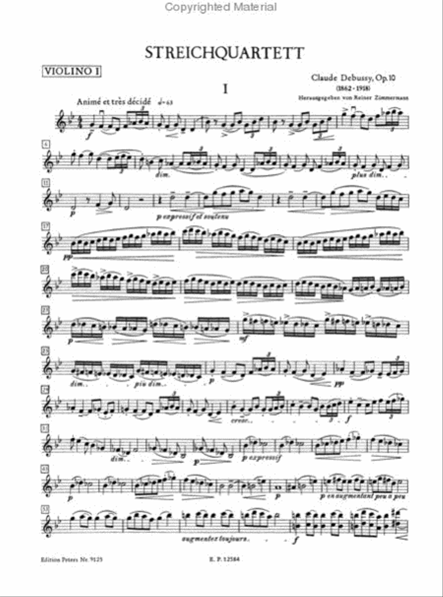 String Quartet Op. 10 String Quartet scores gallery preview page 2