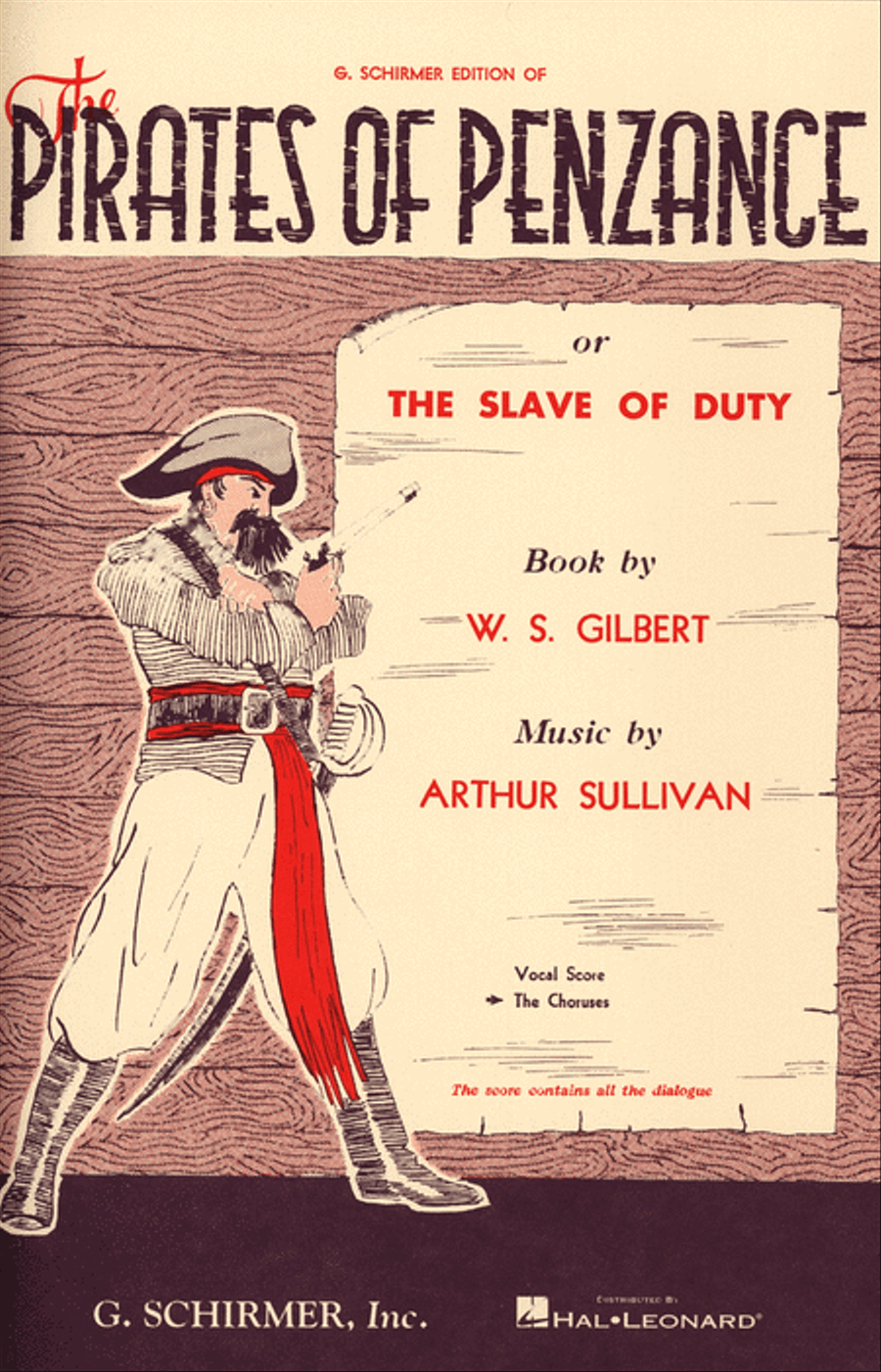 The Pirates of Penzance 4-Part scores gallery preview page 1