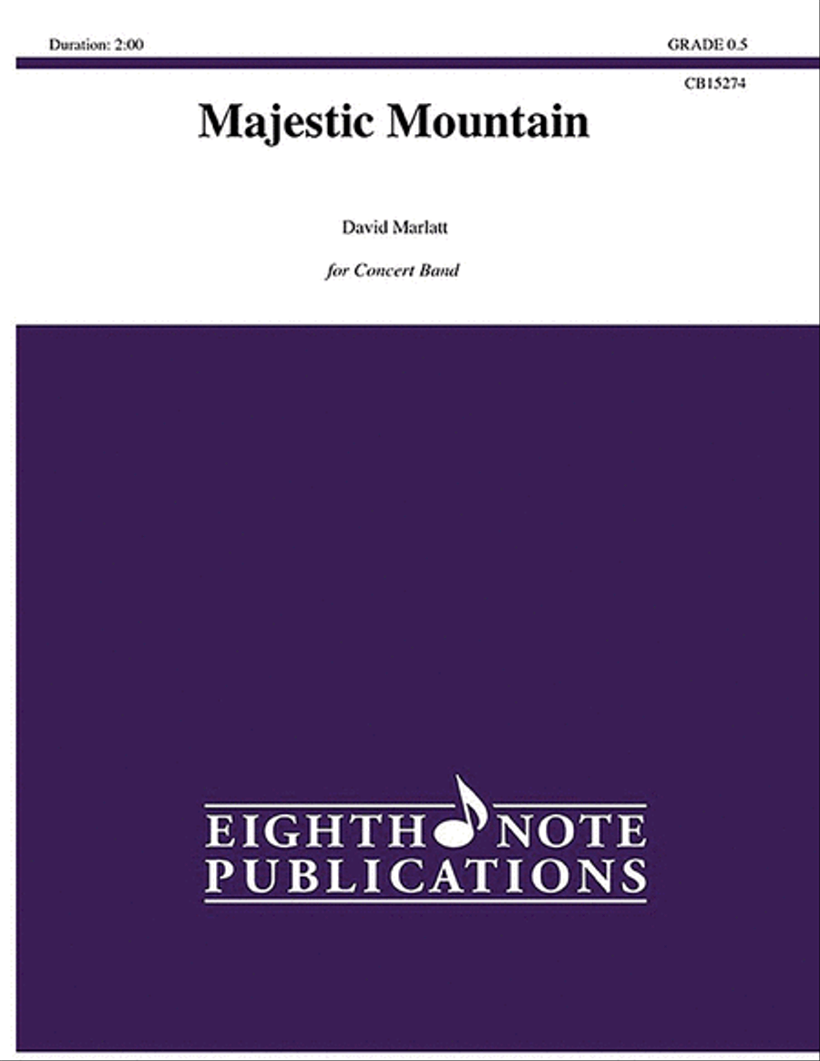 Majestic Mountain Concert Band scores gallery preview page 1