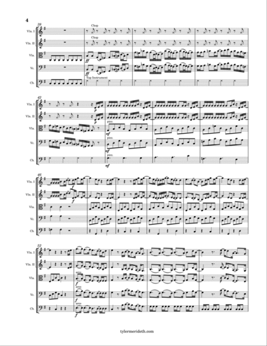 Wasted Time String Orchestra scores gallery preview page 4